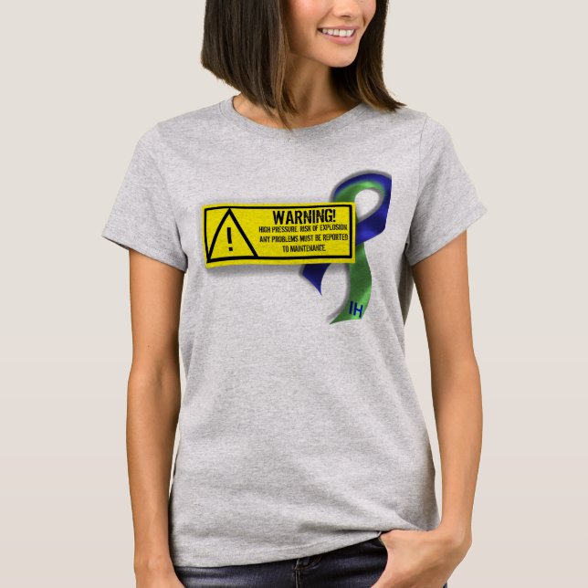 Camiseta Hipertensão Intracranial: Aviso da manutenção (Frente)