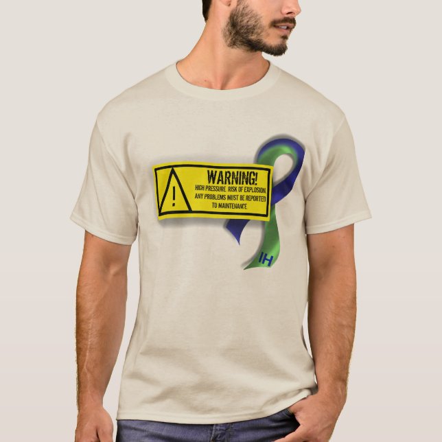 Camiseta Hipertensão Intracranial: Aviso da manutenção (Frente)