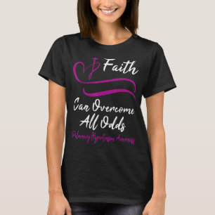 Camiseta Hipertensão pulmonar Sensibilização Cristã Roxo