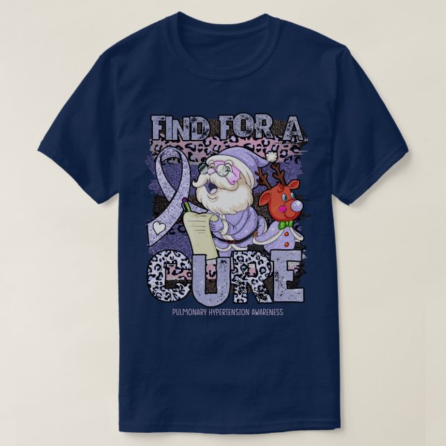 Camiseta Hipertensão pulmonar Sensibilização para o natal l (Frente do Design)