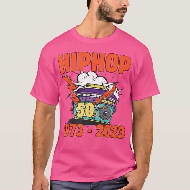 Camiseta Hiphop 50 Years Old Funny Hip-Hop Lover (Frente)