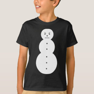Camiseta Hiphop Angry Snowman Christmas