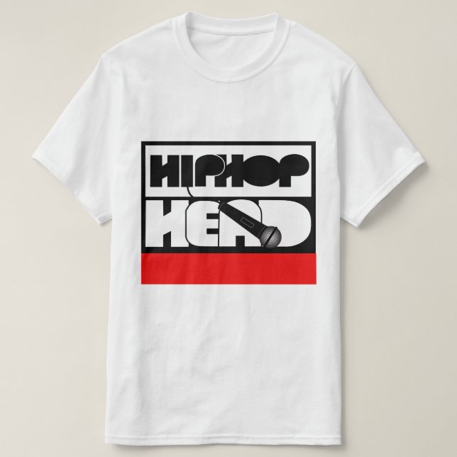 Camiseta HipHop Head drop the mic (Frente do Design)