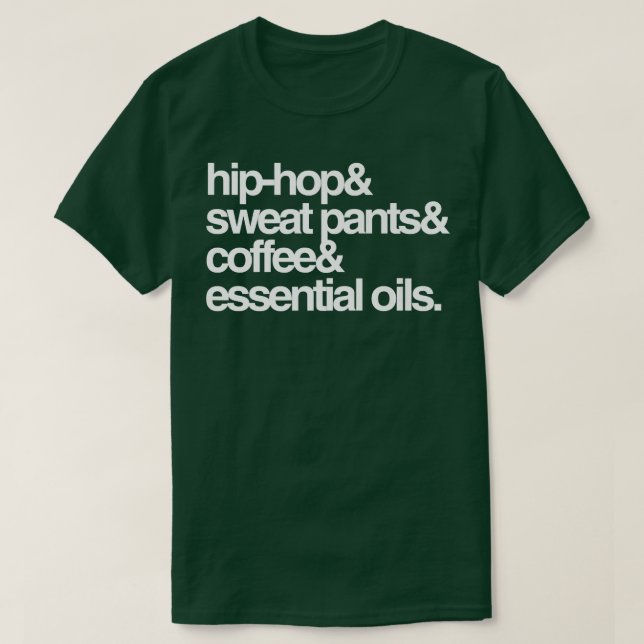Camiseta HipHop Sweat Pants Coffee andOils  (Frente do Design)