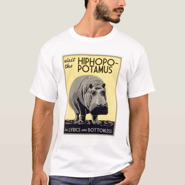 Camiseta hiphopapotamus do hiphopopotamus rhymenocerous (Frente)