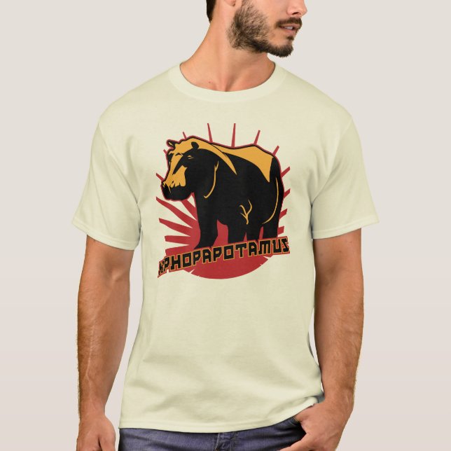 Camiseta hiphopapotamus rhymenocerous (Frente)