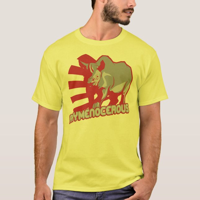 Camiseta hiphopapotamus rhymnocerous rhymenocerous (Frente)