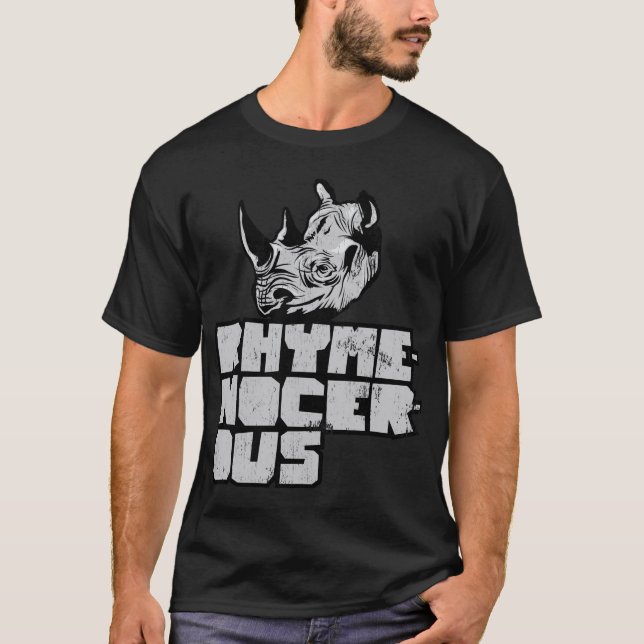 Camiseta hiphopapotamus rhymnocerous rhymenocerous (Frente)