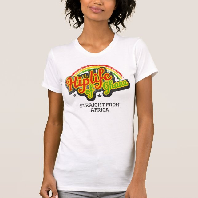 Camiseta Hiplife de Ghana (Frente)