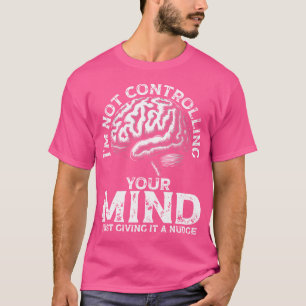 Camiseta Hipnose Homens Hipnotizador Cérebro Hipnotizando H