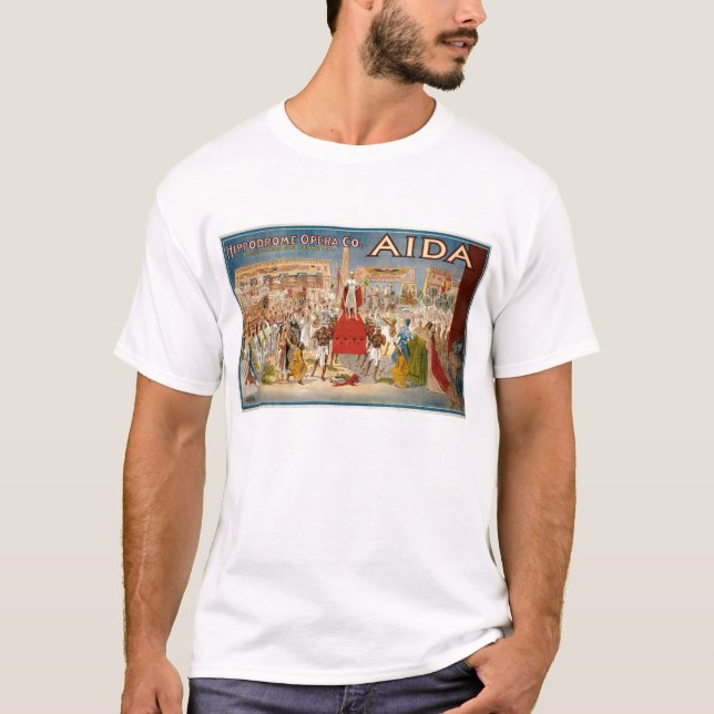 Camiseta Hipódromo 1908 de Giuseppe Verdi Aida (Frente)