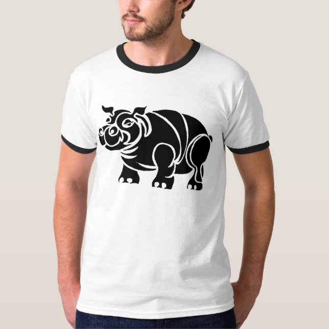 Camiseta hipopótamo (Frente)