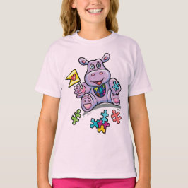Camiseta Hipopótamo & as Peças da Curiosidade