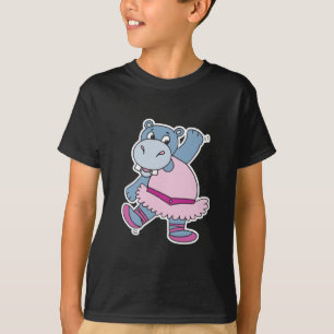 Camiseta hipopótamo bailarina bobo