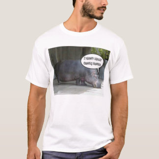 Camiseta Hipopótamo com fome com fome