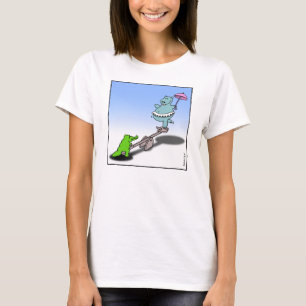 Camiseta Hipopótamo contra o crocodilo