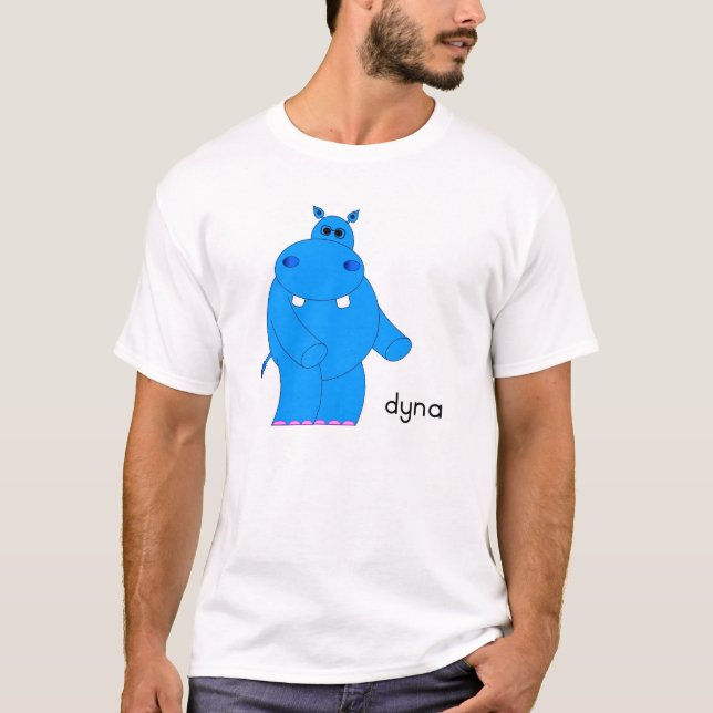 Camiseta Hipopótamo de Dyna (Frente)