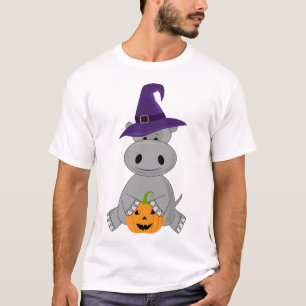 Camiseta Hipopótamo de Férias Hipopótamo Feiticeira de Hall