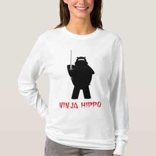 Camiseta Hipopótamo de Ninja
