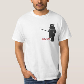 Camiseta Hipopótamo de Ninja - apronte para a ação