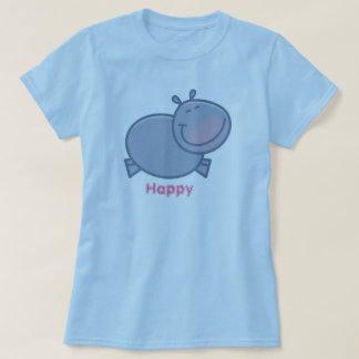 Camiseta Hipopótamo feliz