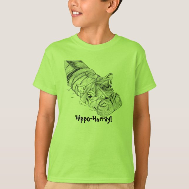 Camiseta Hipopótamo-Hurray! (Frente)