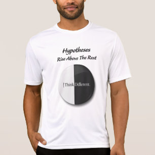 Camiseta "Hipóteses: Erga-se acima do resto: motivacional