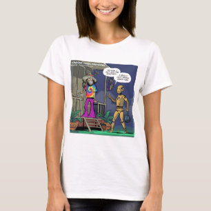 Camiseta Hippie de Teste de Colisão Divertido