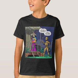 Camiseta Hippie do Teste de Colisão Engraçado