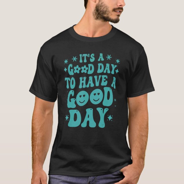 Camiseta Hippie, é um bom dia ter um bom dia (Frente)