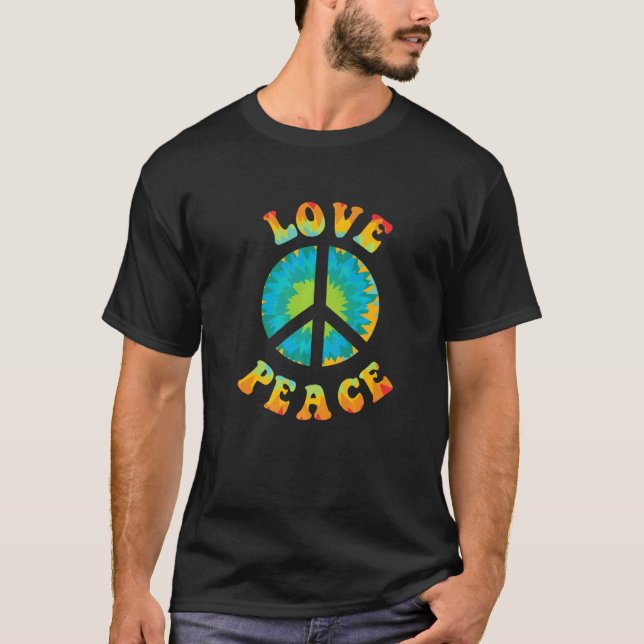 Camiseta Hippie Flower Peace Love Happy Soul (Frente)