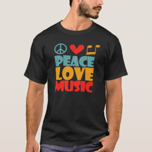 Camiseta Hippie Flower Peace Love Happy Soul 1