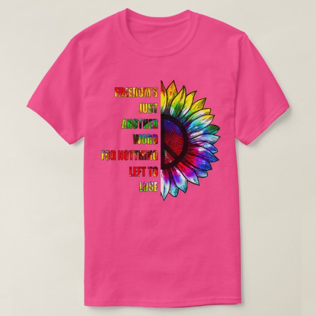 CAMISETA HIPPIE FREEDOMS APENAS OUTRA PALAVRA (Frente do Design)