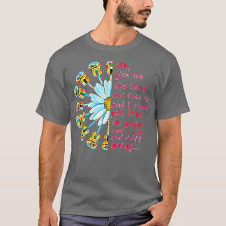 Camiseta hippie giro-gota do rolo em flor