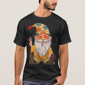 Camiseta Hippie Gnomo Sinal de Paz Amantes dos Gnomos
