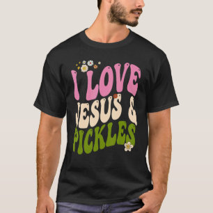 Camiseta Hippie Groovy Eu Amo Picles & Jesus Picles Retro