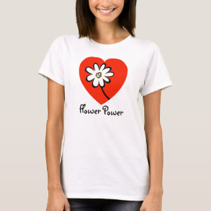 Camiseta Hippie Groovy Flower Power