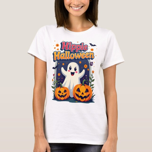 Camiseta Hippie Halloween (Frente)