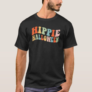 Camiseta Hippie Halloween Ghost 60s 70s Costume Groovy Spoo