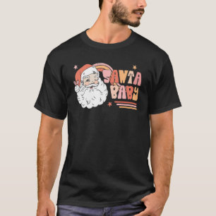 Camiseta Hippie Papais noeis Bebê Arco-Íris Adoraria Arco-Í