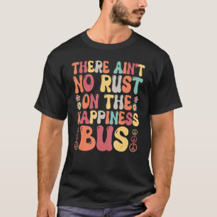 Camiseta Hippie Peace Kindness No Rust On Happy Bus