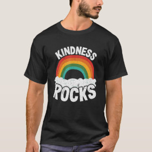 Camiseta Hippie Retro Professor Anti Bullying Rainbow Kindn