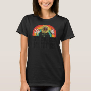 Camiseta Hippie Retro Sunflower Rainbow Sped Professora Kin