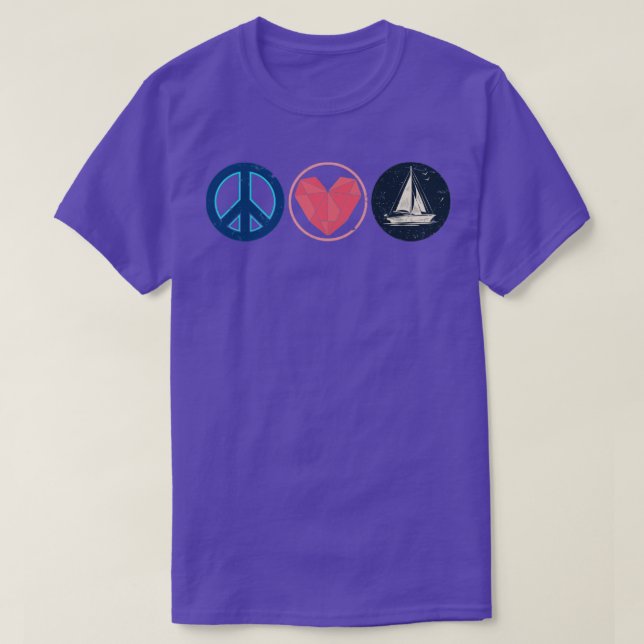 Camiseta Hippie Sailing (Frente do Design)