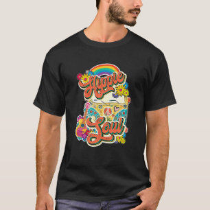 Camiseta Hippie Soul Ama Paz Hippie Tie Dye Van Funny Gr