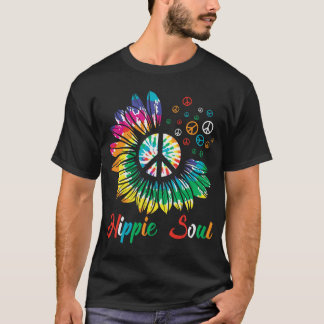 Camiseta Hippie-Soul-Sunflower-Tiedye-60s-