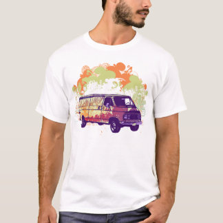 Camiseta Hippie Van de Chevy dos anos 70