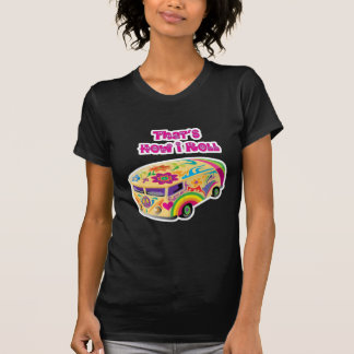Camiseta hippie van retro como eu rolo