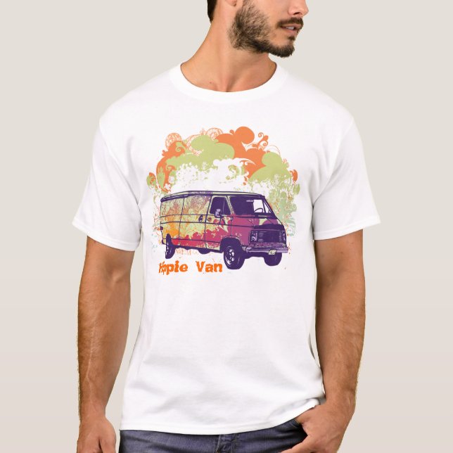 Camiseta Hippie Van T-shirt (Frente)