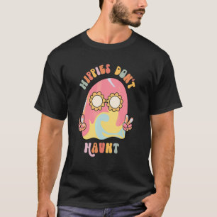 Camiseta Hippies Não Assombram Fantasma Hippie Bonito Fanta